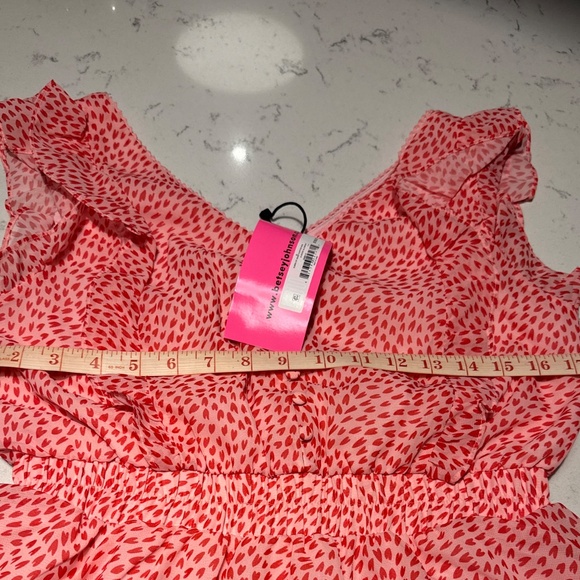 Tiny Hearts Mini Dress Pink - Almond Blossom - Picture 3 of 3